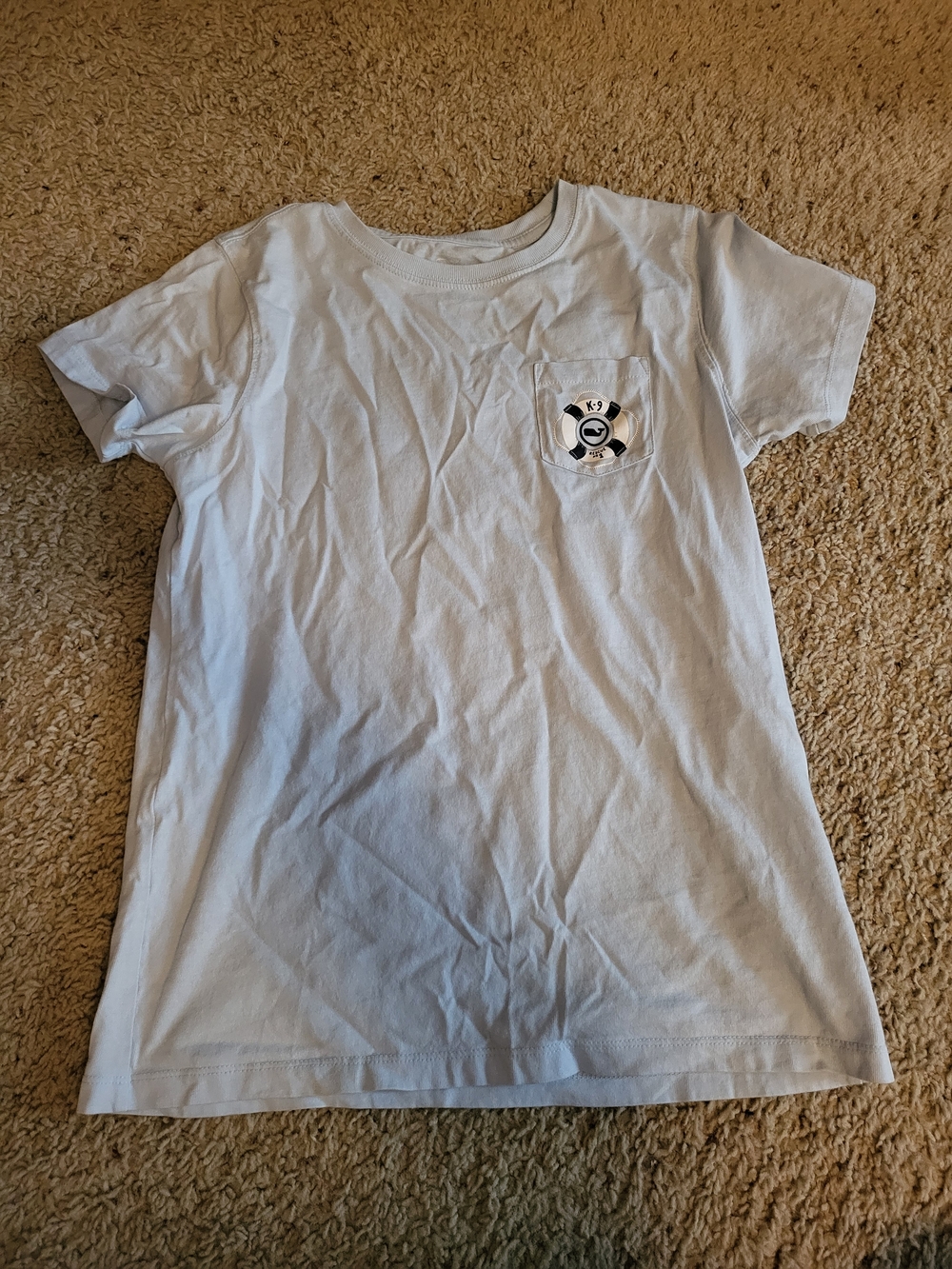 Vineyard Vines Light Blue Short Sleeve Pocket Tee Size XS